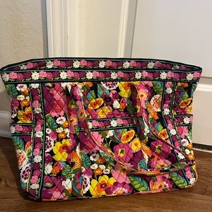 Vera Bradley Va Va Bloom 17x7x15 inch Extra Large Tote